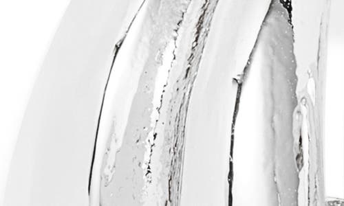 Nordstrom Set Of 3 Textured Hoop Earrings In Silver