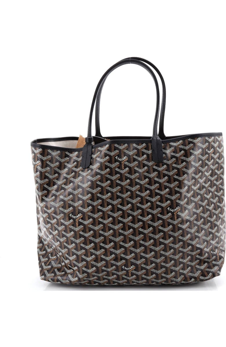 Pre-Owned Goyard Saint Louis Tote Coated Canvas PM, Alternate, color, Black