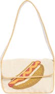 Collection XIIX Beaded Hot Dog Shoulder Bag