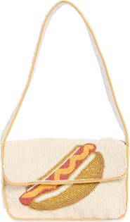 Collection XIIX Beaded Hot Dog Shoulder Bag