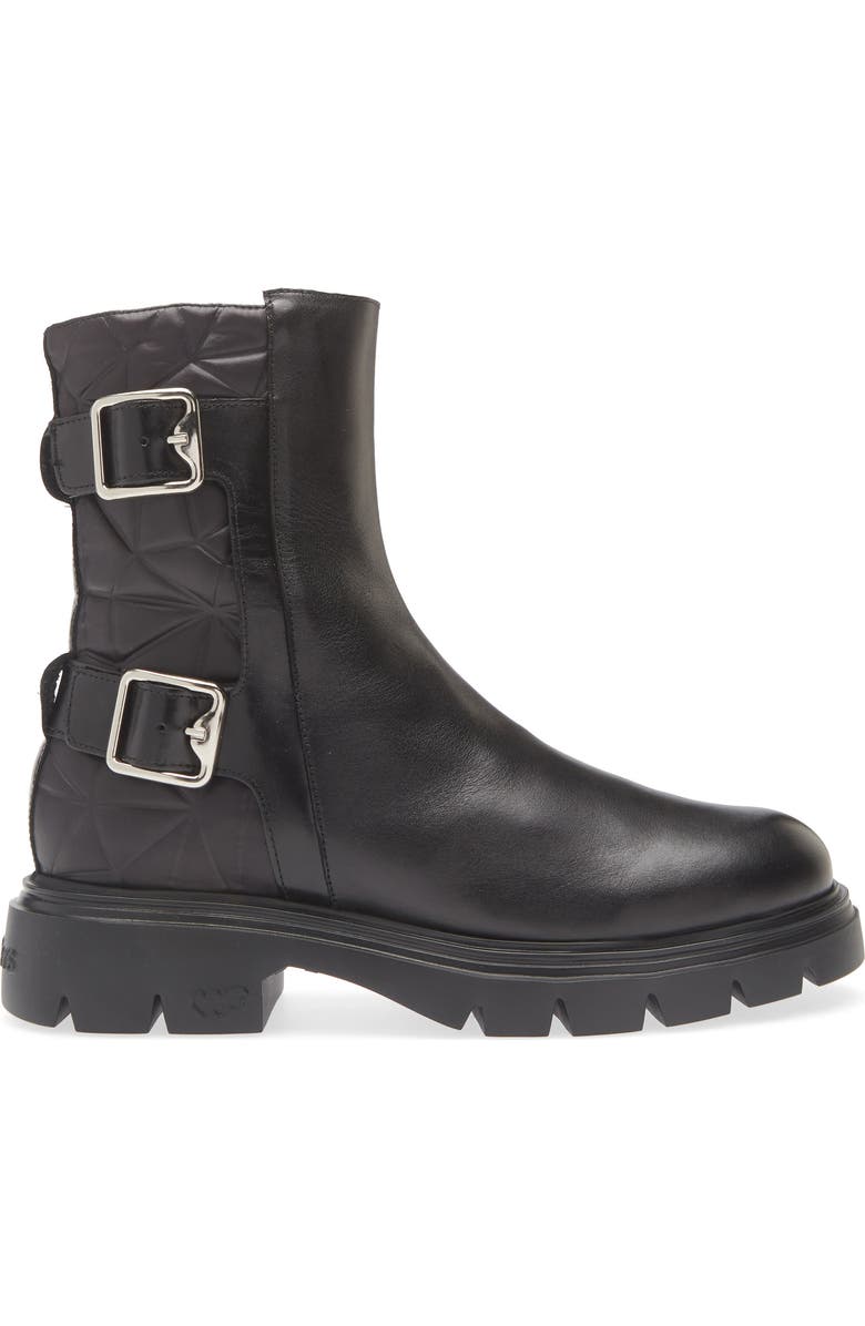 Wonders A-4301 Buckle Bootie, Alternate, color, Oregon Black