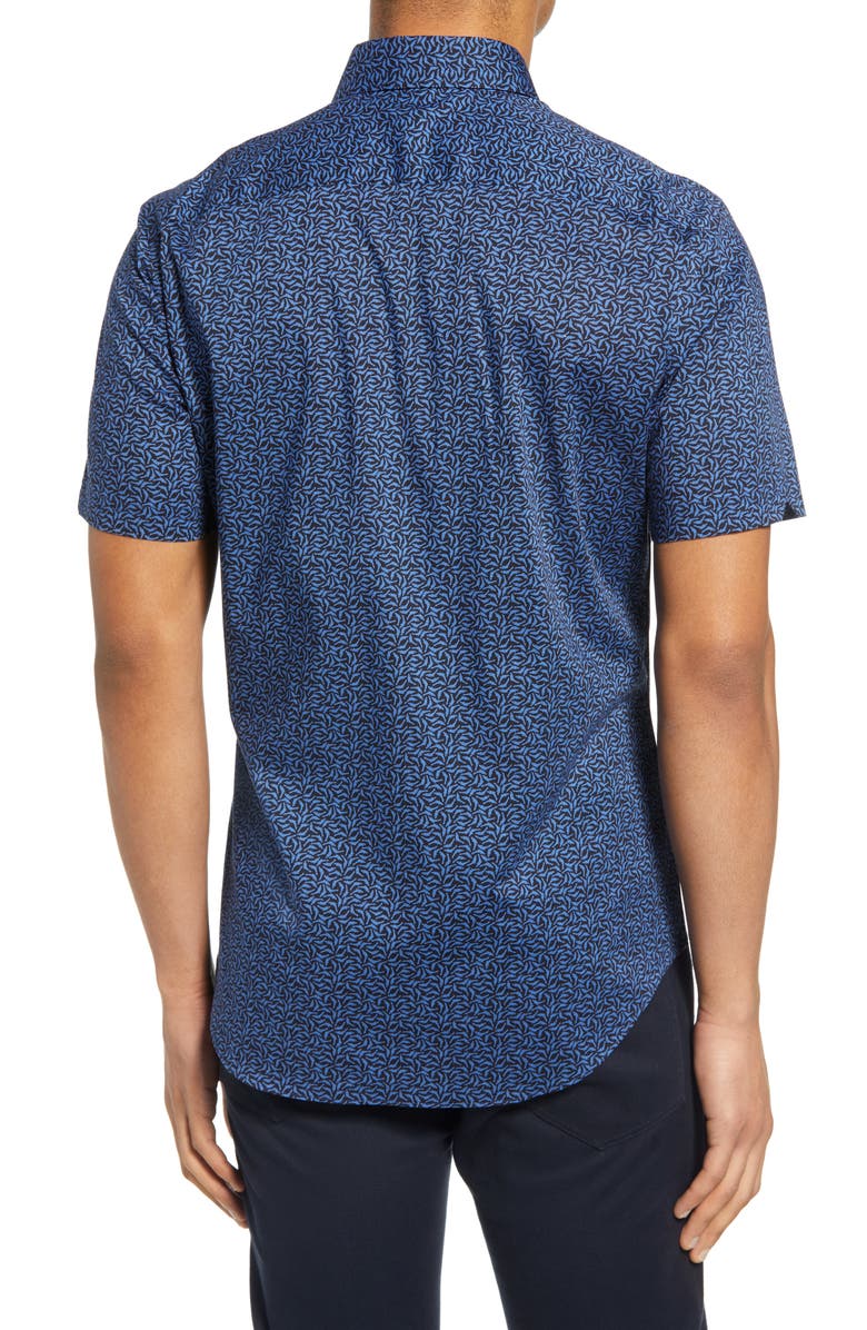 Zachary Prell Oliver Short Sleeve Button-Up Shirt, Alternate, color,