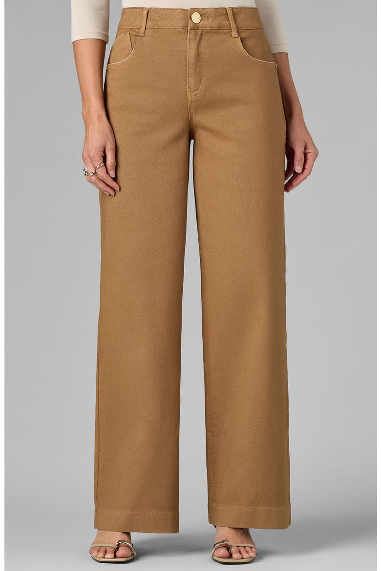 Sam High Waist Wide Leg Jeans, Main, color, CANDIED WALNUT