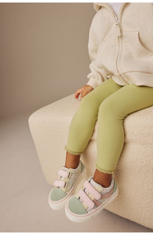 Next Kids' Floral Skate Sneaker In Green