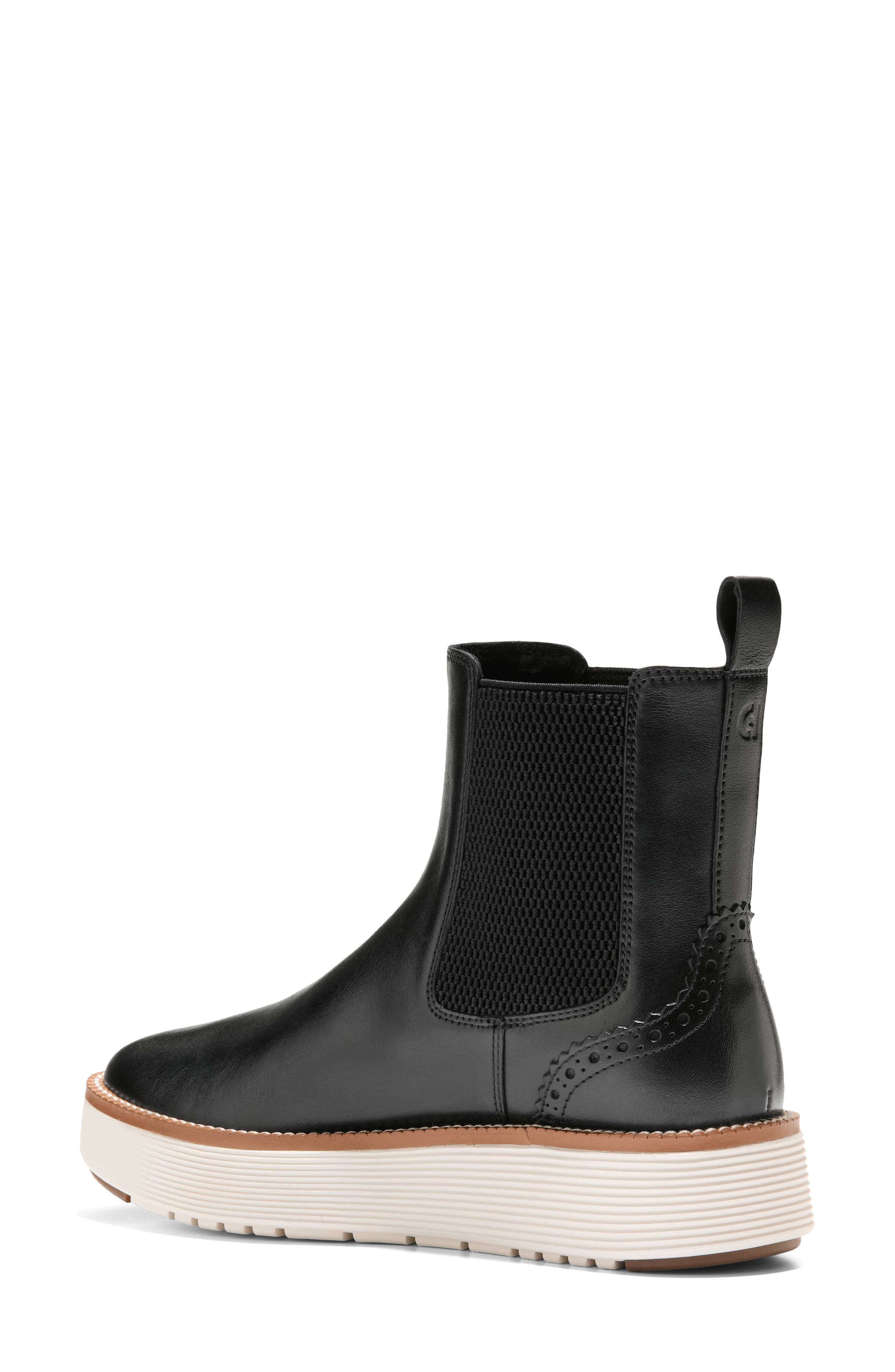 Grand Citymotion Leather Chelsea Boot, Alternate, color, BLACK LEATHER