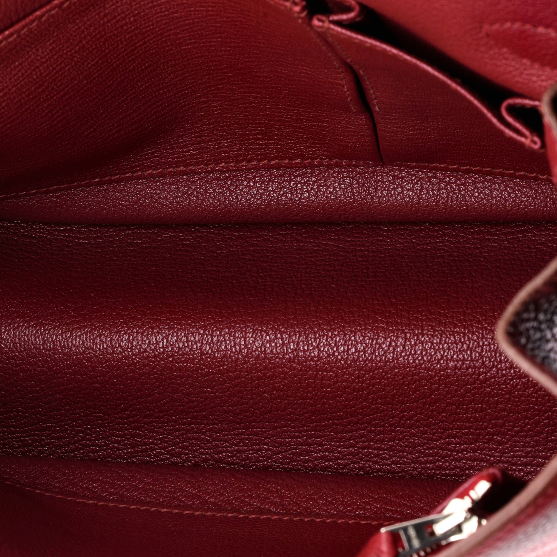 Pre-Owned Hermes Jypsiere Bag Clemence 28, Alternate, color, Rubis