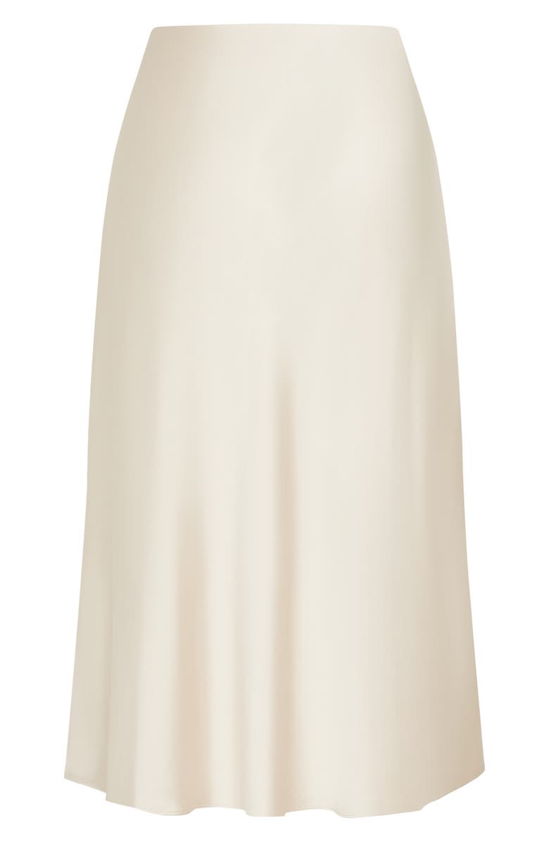City Chic Miranda Midi Skirt, Alternate, color, Cream
