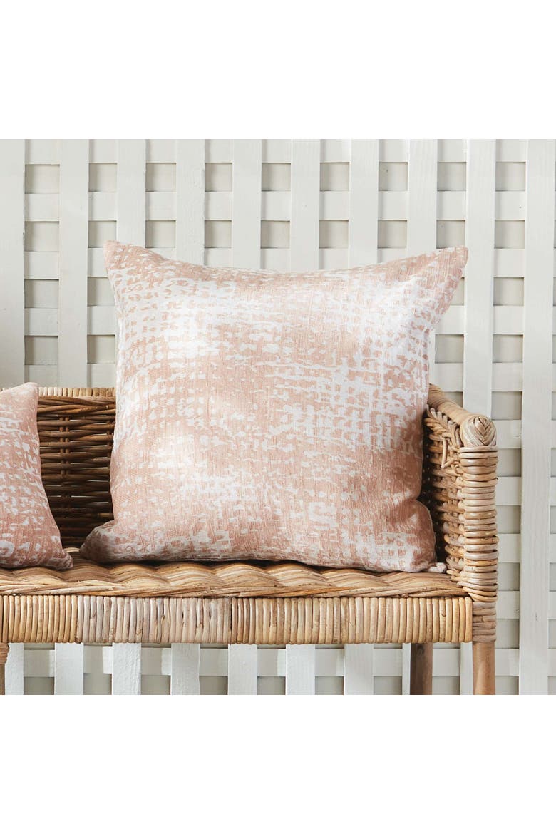 Hana Square Indoor-Outdoor Pillow 20", Alternate, color, Pink