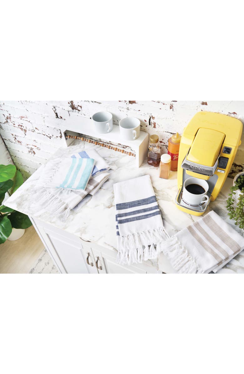 carol 
frank Morgan Stripes Towel Collection, Alternate, color, Brown