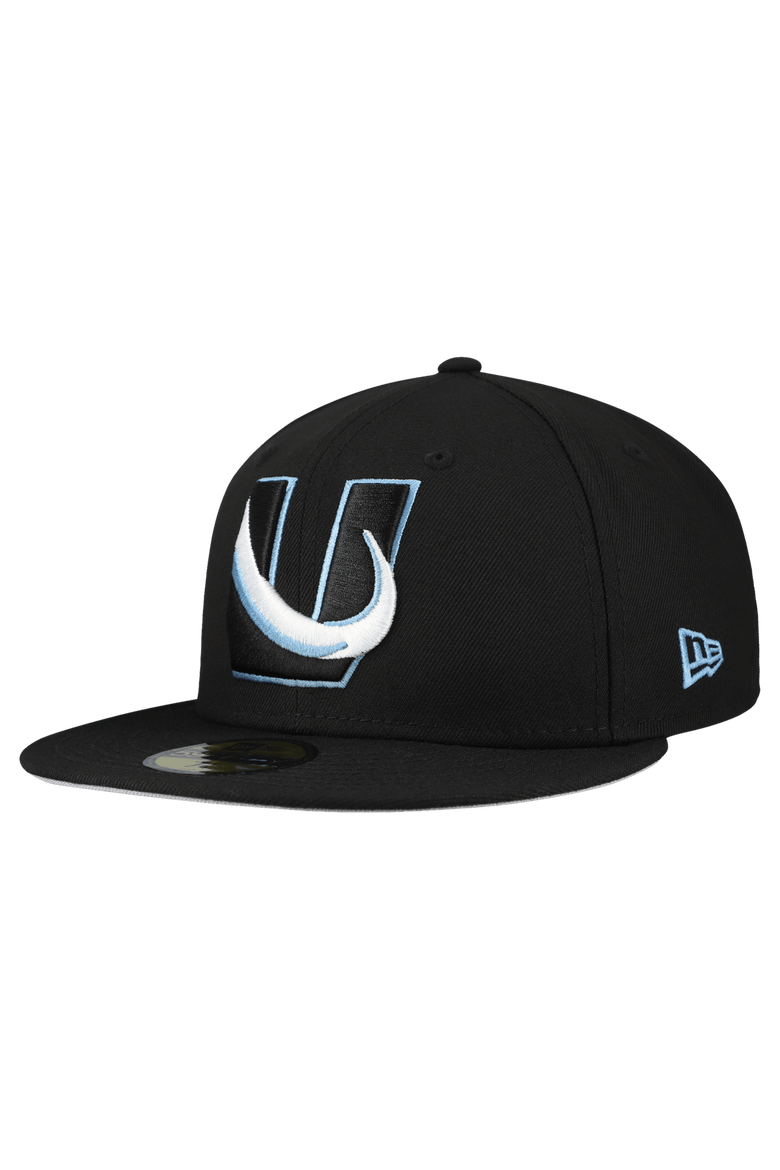 Men's New Era  Black Utah Mammoth Team Secondary 59FIFTY Fitted Hat, Alternate, color, Black