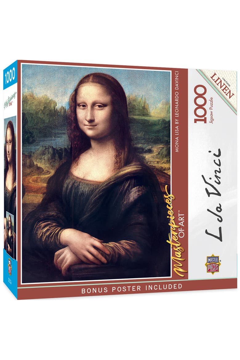 Mona Lisa 1000 Piece Jigsaw Puzzle, Main, color, Multicolor