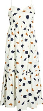 SUGARLIPS Devania Brush Cabana Flowy Maxi Dress