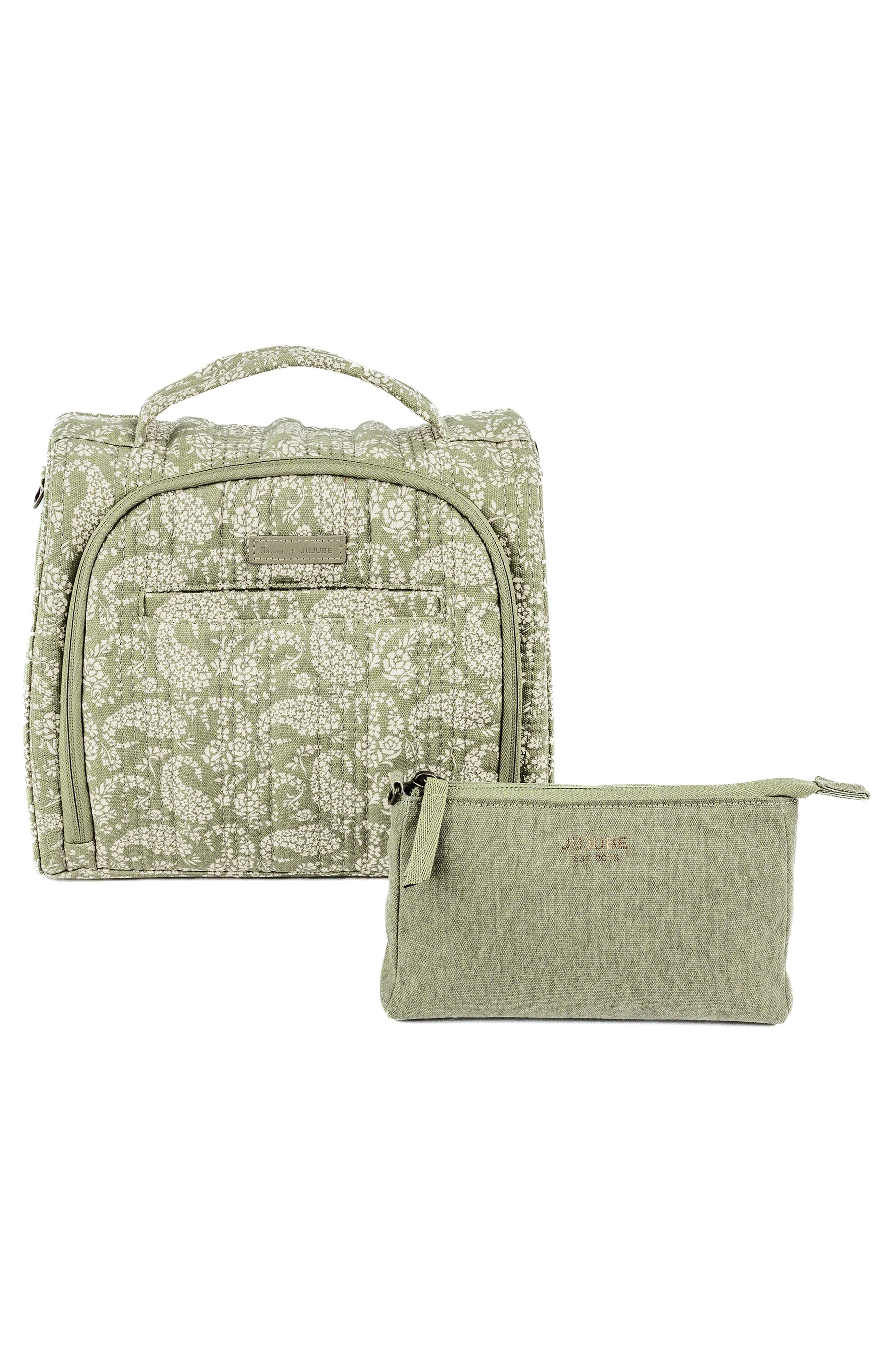 JuJuBe x Sazan Hendrix Insulated Bottle Bag, Alternate, color, Paisley Floral