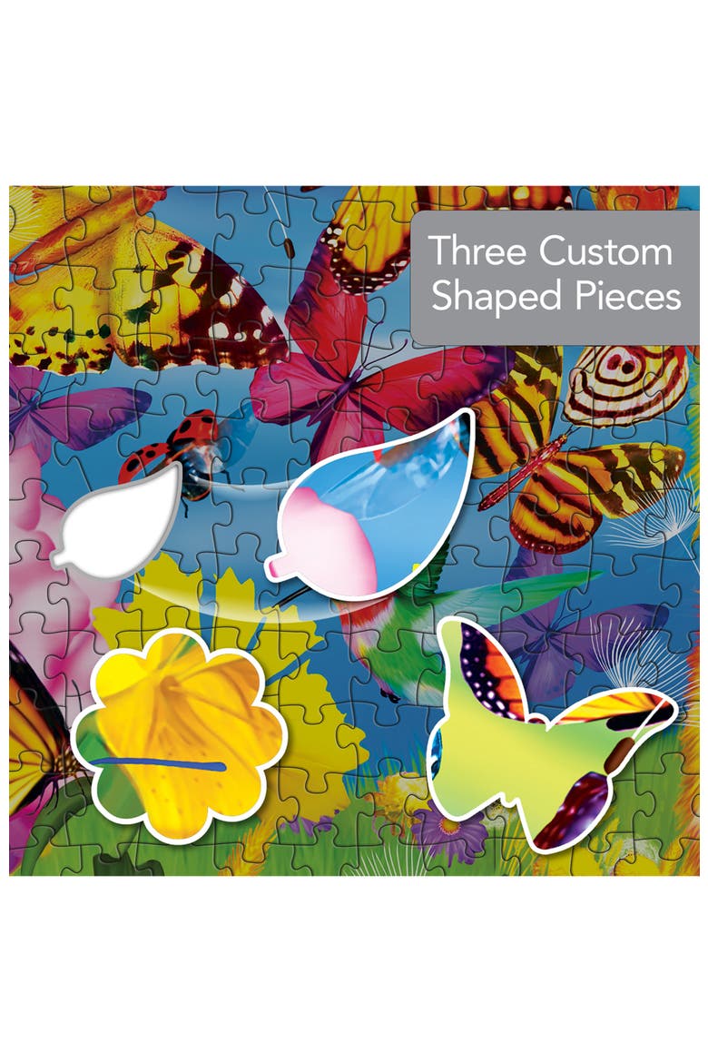 Butterfly Surprise 1000pc Shaped Puzzle, Alternate, color, Multicolor