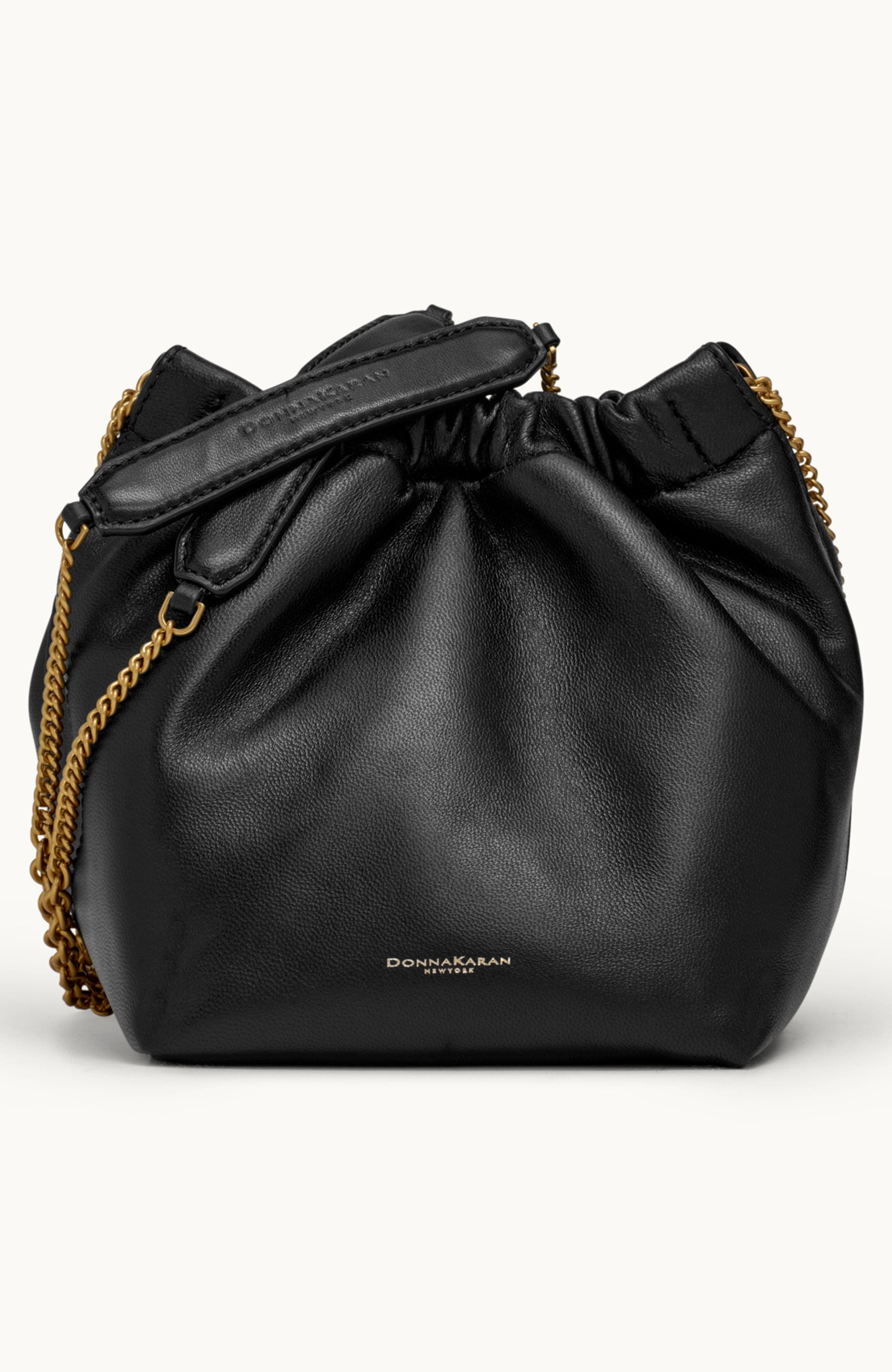 Donna Karan New York Rosedale Crossbody, Main, color, Black/Gold