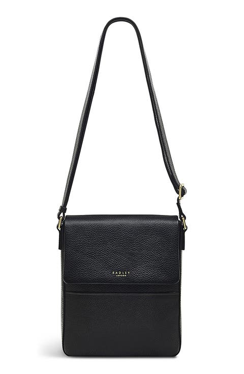 Whitby Row Small Flap Leather Crossbody Bag