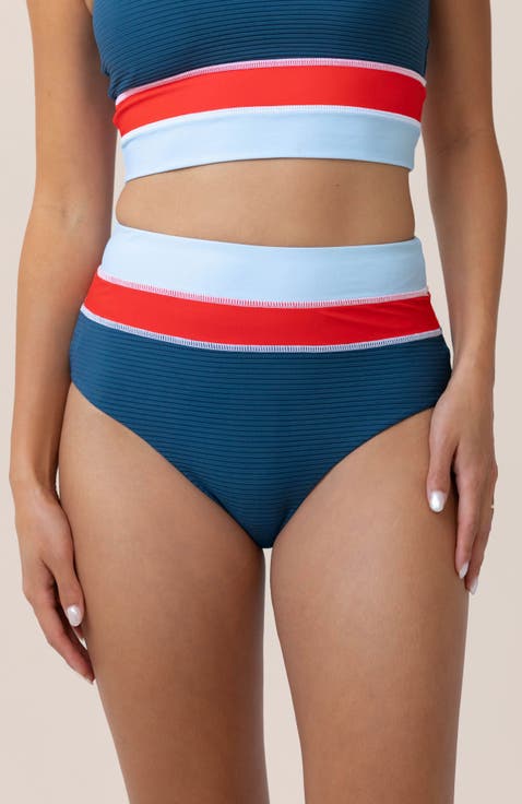Colorblock Swim Bottom