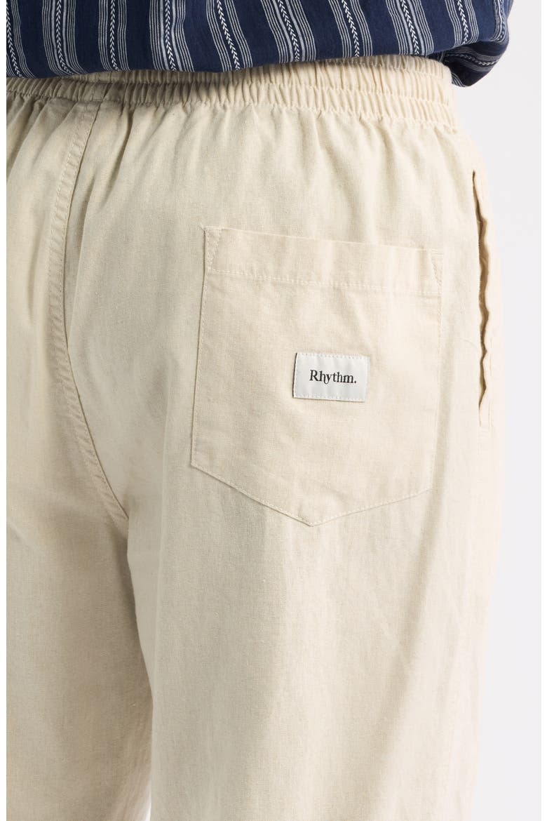 Linen Jam Pants, Alternate, color, BONE