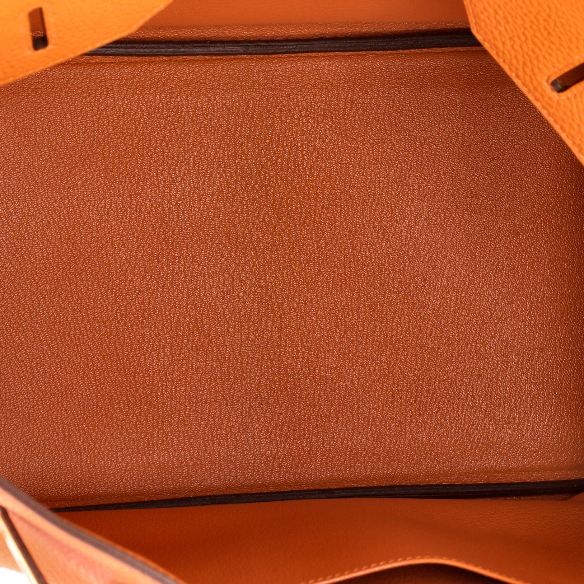 Pre-Owned Hermes Birkin Handbag Orange Togo with Gold Hardware 35, Alternate, color, 