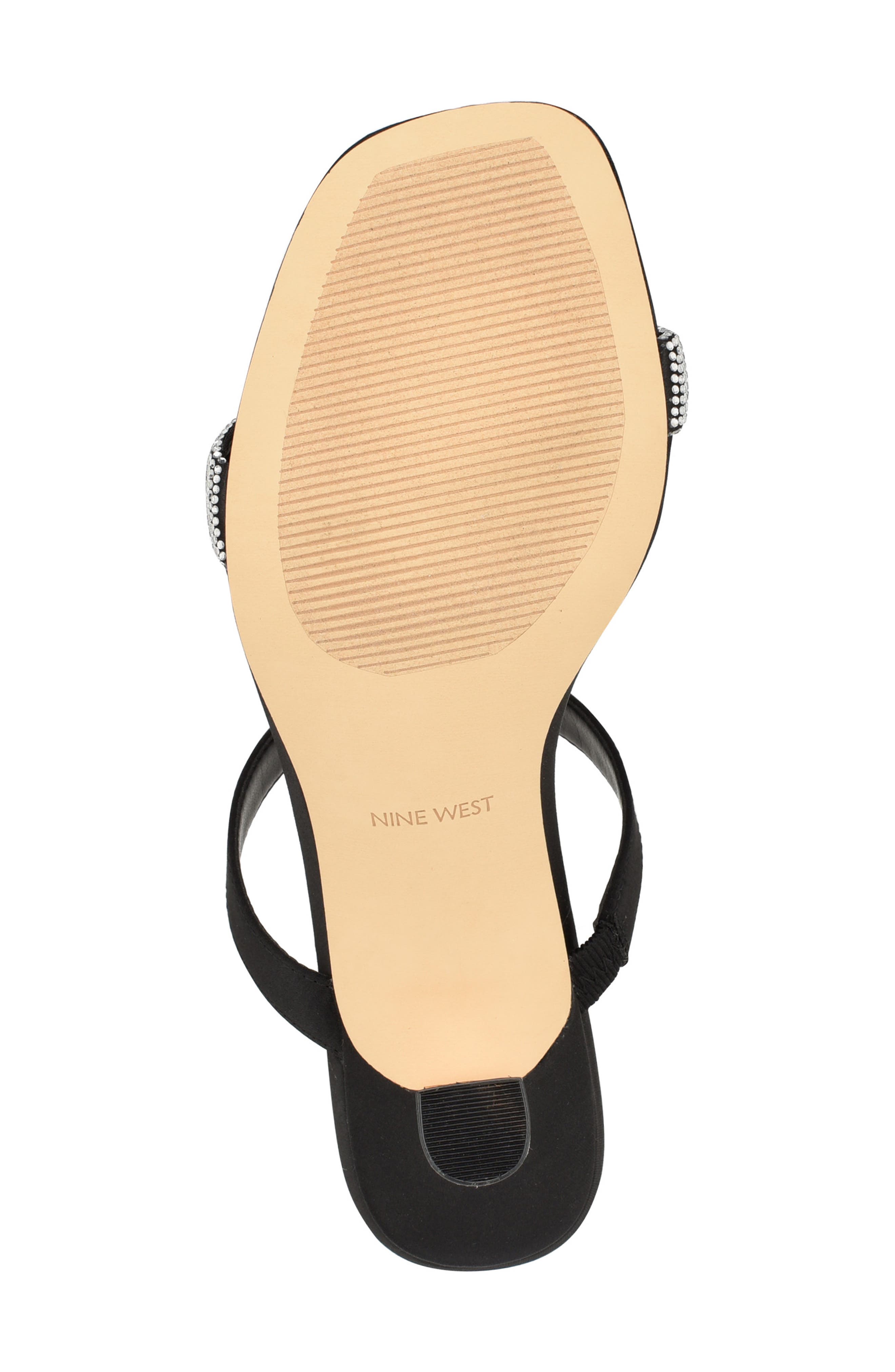 Nine West Shimme Rhinestone Slide Sandal, Alternate, color, 