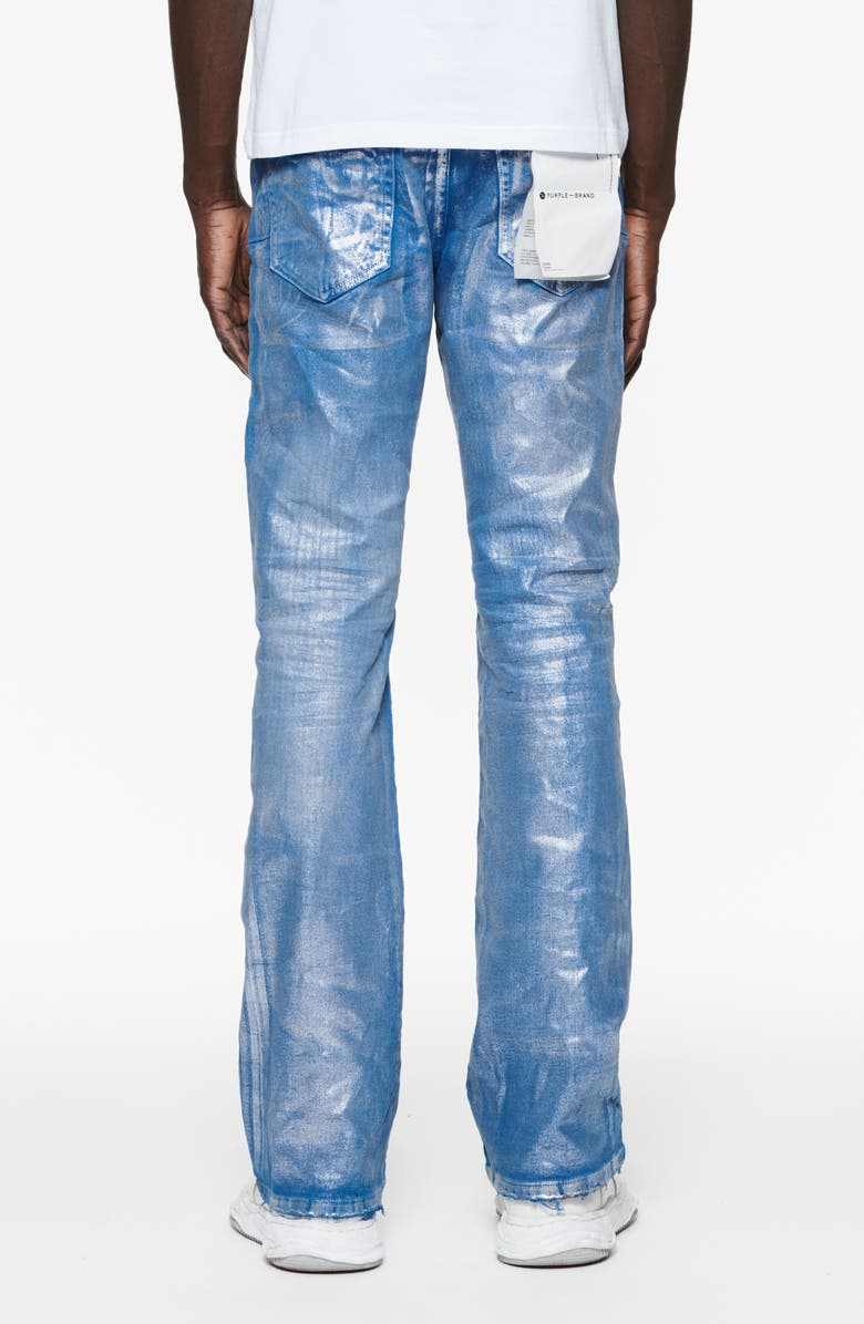 PURPLE BRAND Foiled Flare Jeans, Alternate, color, 