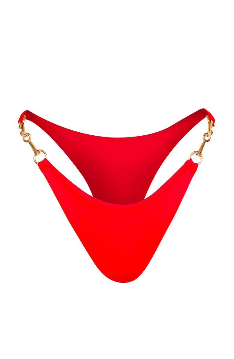 BRUNNA.CO The Segara High-Cut Recycled Bikini Bottom, Main, color, Red
