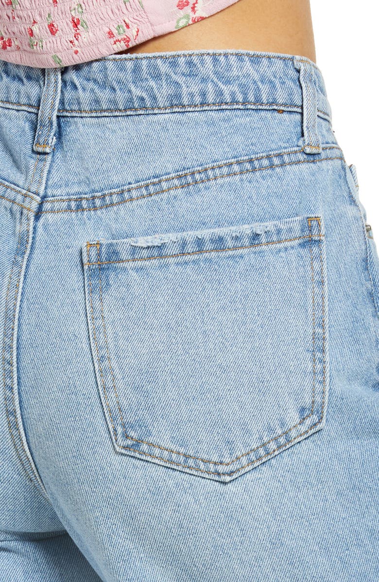 BP. Ripped Nonstretch Wide Leg Jeans, Alternate, color,