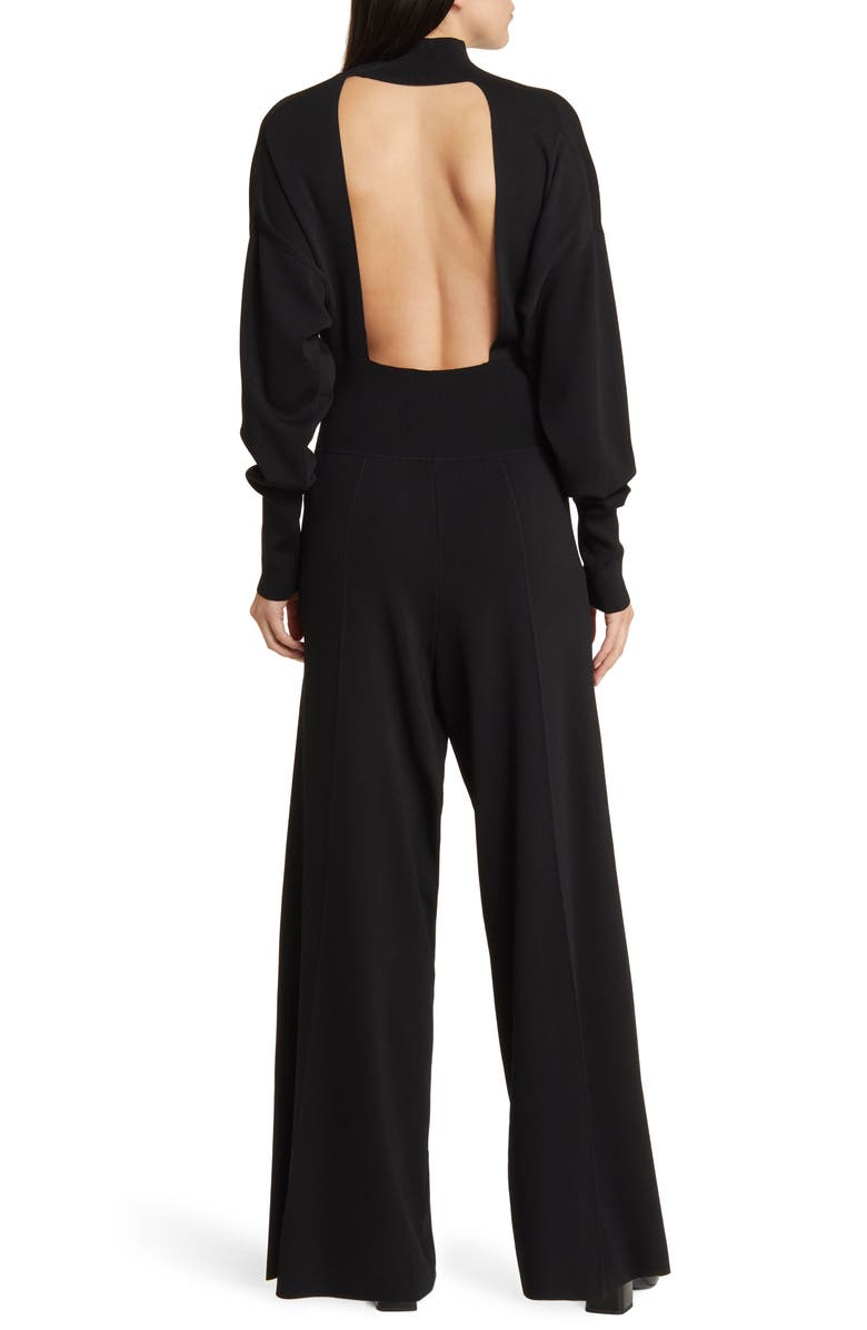 COS Open Back Wide Leg Jumpsuit, Alternate, color, 