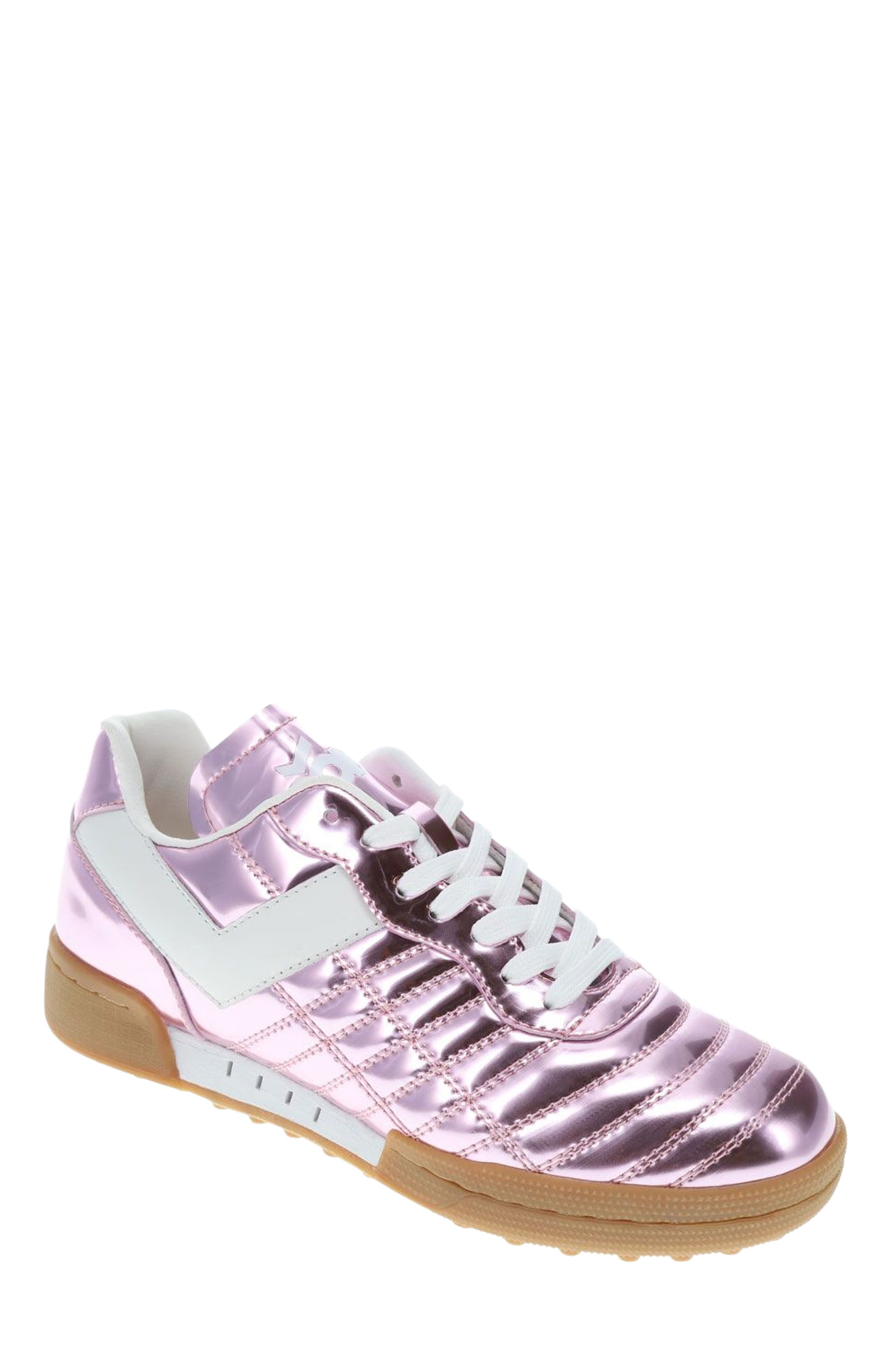PONY Madrid 82 Metallic Sneakers, Main, color, Rose Gold/White