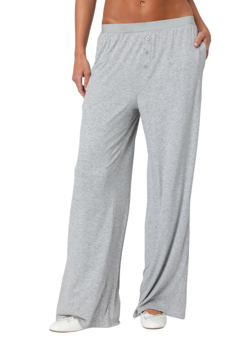 Heather Mélange Lounge Pants, Main, color, GRAY-MELANGE
