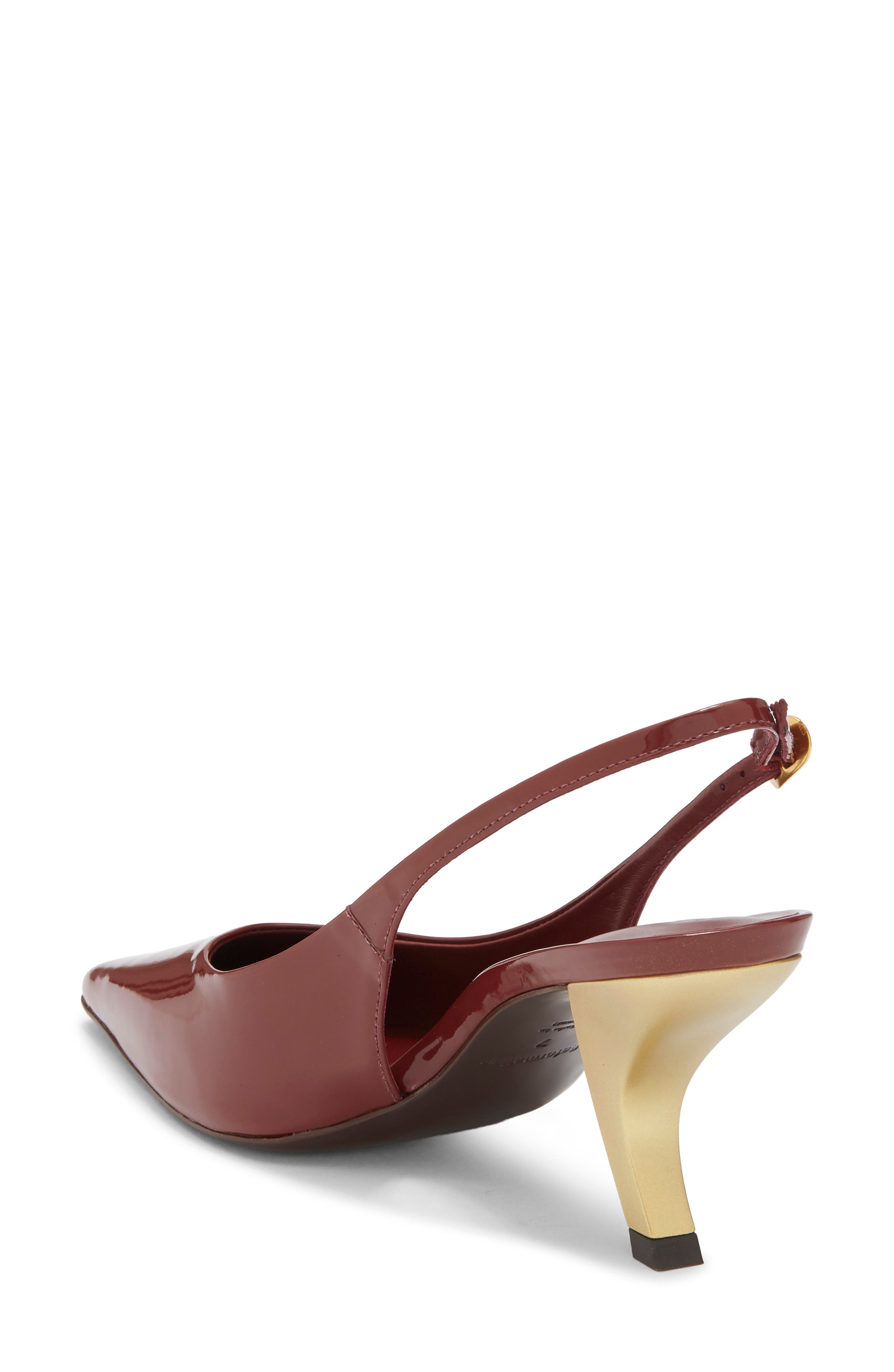 Cassie Slingback Pump, Alternate, color, BERRY JAM PATENT
