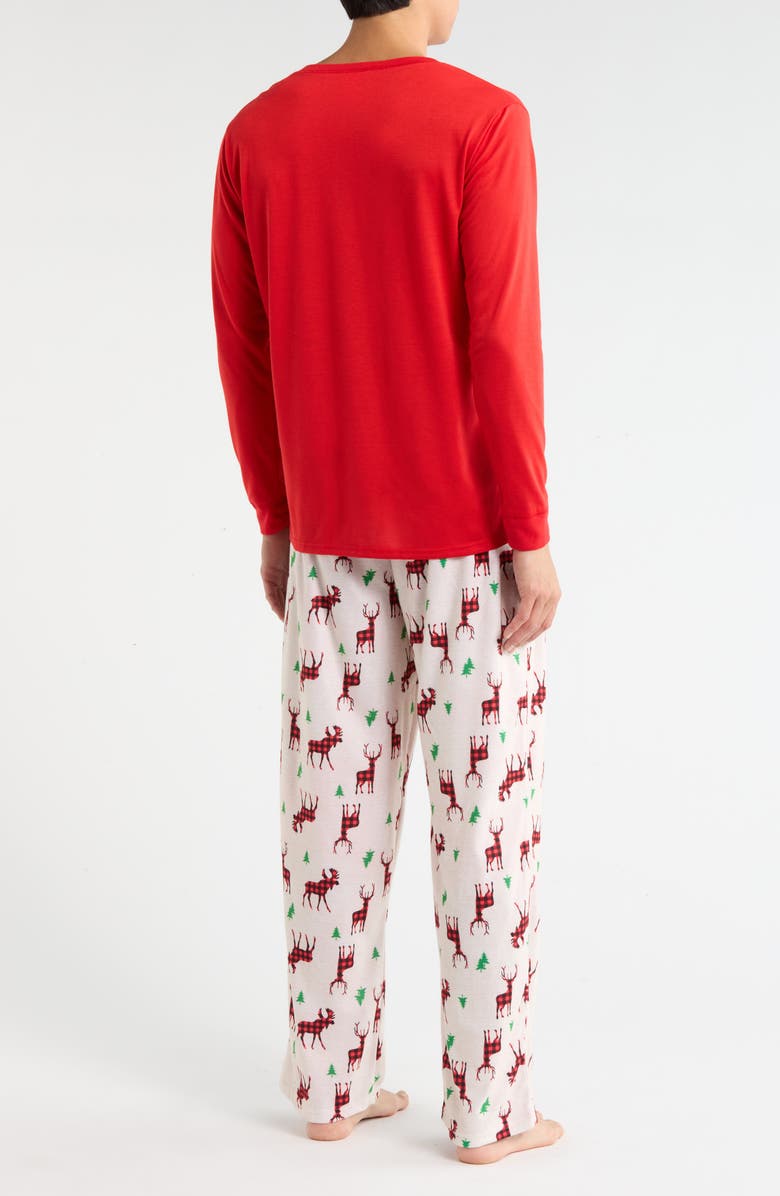 BABY STARTERS Dad Matching Family Moose Pajamas, Alternate, color, 