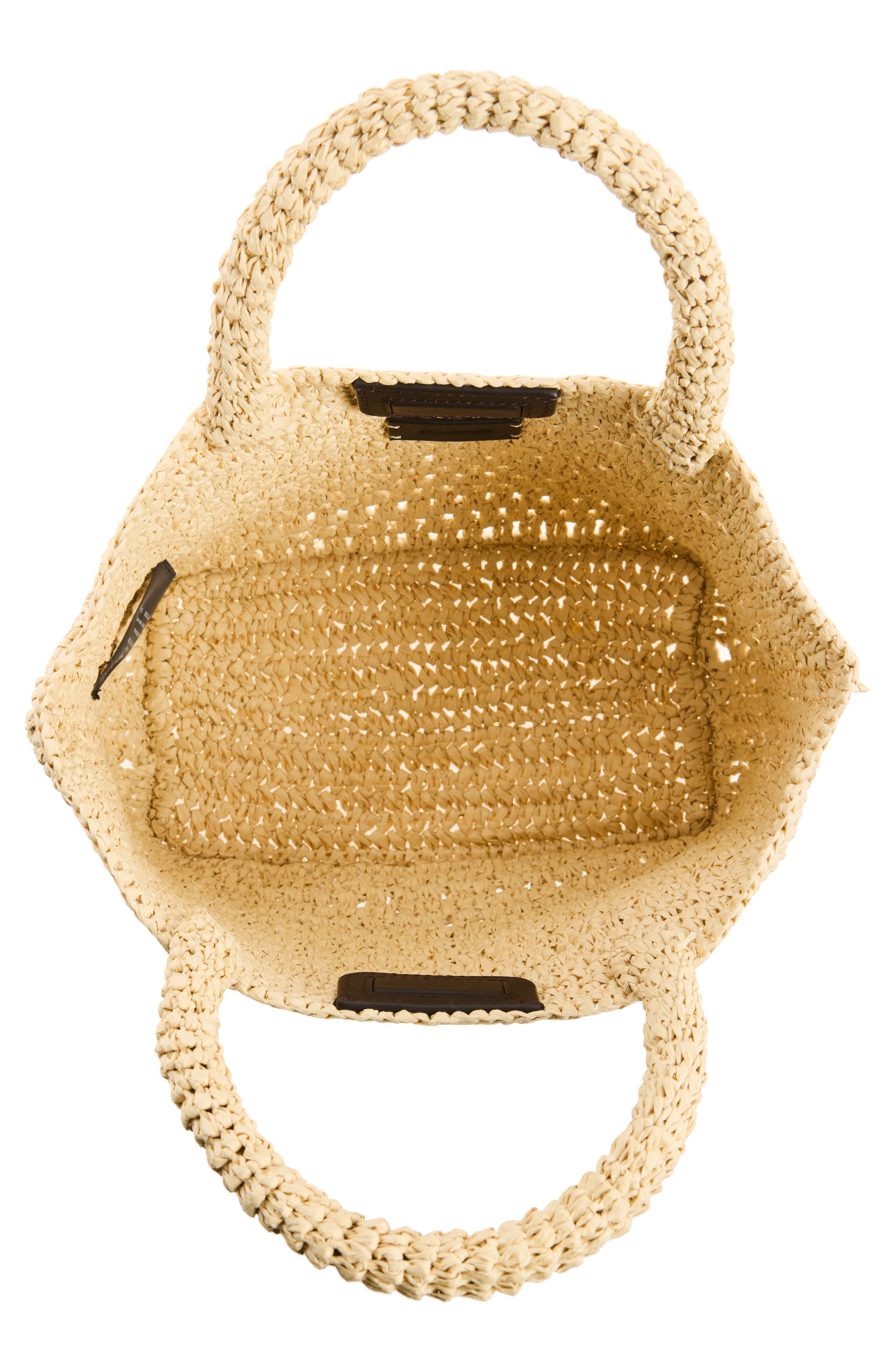 Madewell The Woven Mini Tote, Alternate, color, Natural
