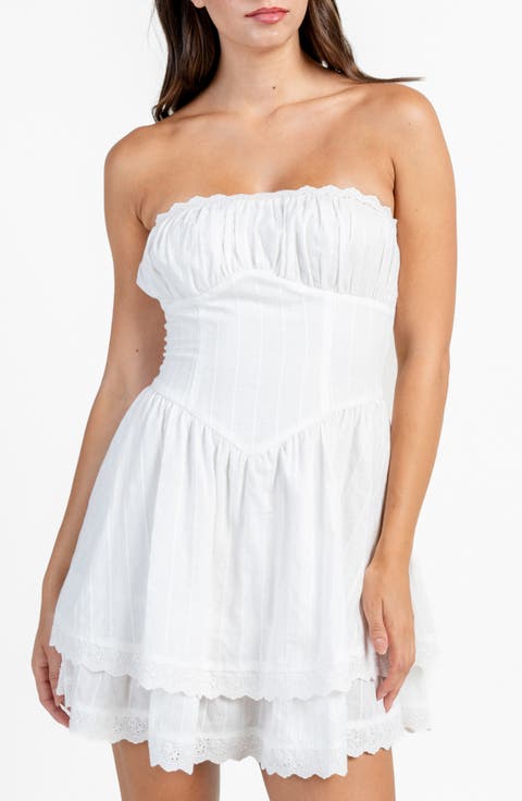 Corset Strapless Minidress