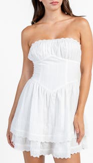 Beivy Corset Strapless Minidress