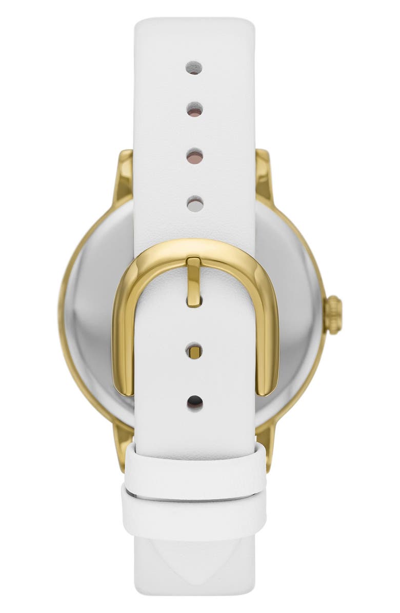 Kate Spade New York metro cocktail leather strap watch, 34mm, Alternate, color,