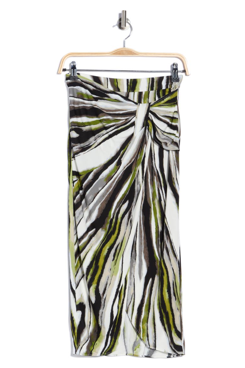 Garcel Midi Skirt, Alternate, color, ZEBRA MIST
