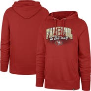 '47 Men's '47 Scarlet San Francisco 49ers Regional Headline Pullover Hoodie
