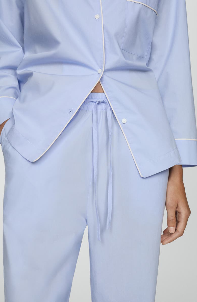 MANGO Drawstring Straight Leg Lounge Pants, Alternate, color,