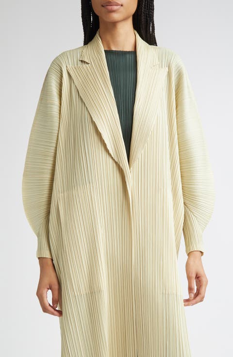 Monthly Colors December Pleated Coat