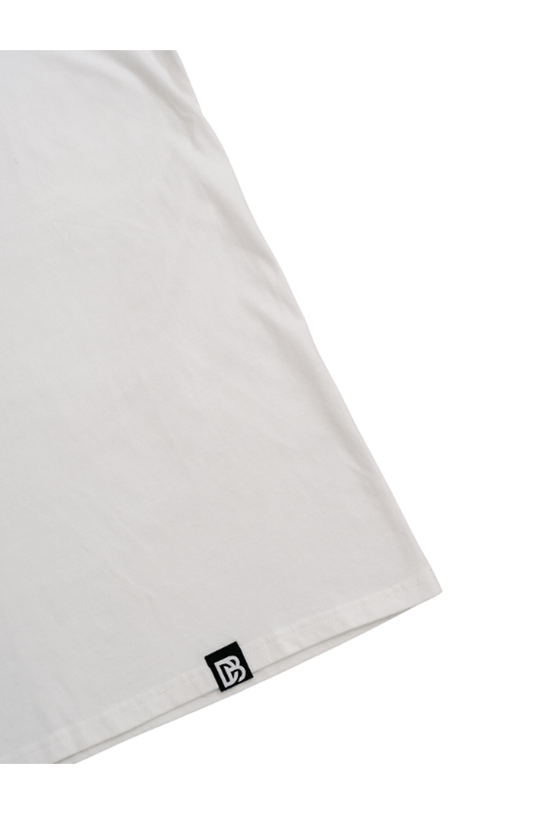 White Essential Drop Shoulder Tee, Alternate, color, White