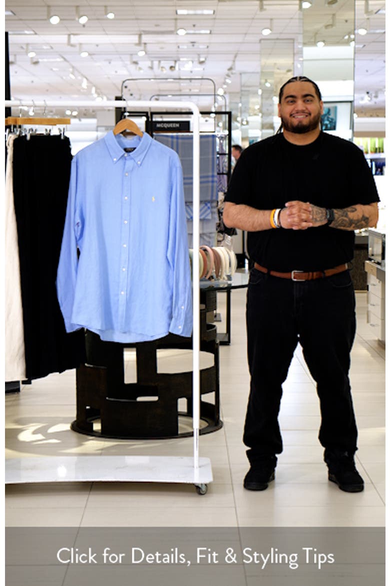 Classic Fit Linen Button-Down Shirt video