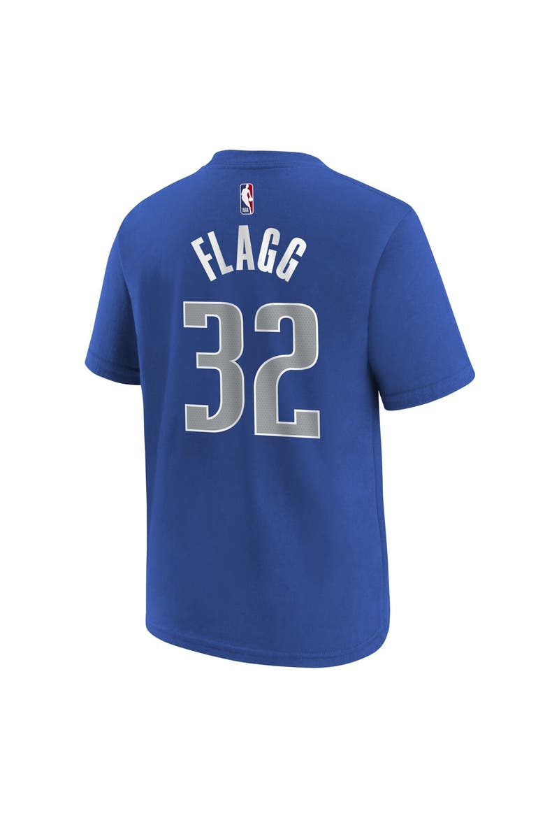 Youth Nike Cooper Flagg Blue Dallas Mavericks 2025 NBA Draft Icon Name & Number T-Shirt, Alternate, color, Blue