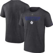 FANATICS Men's Fanatics Heather Charcoal Toronto Maple Leafs Authentic Pro Core Primary T-Shirt