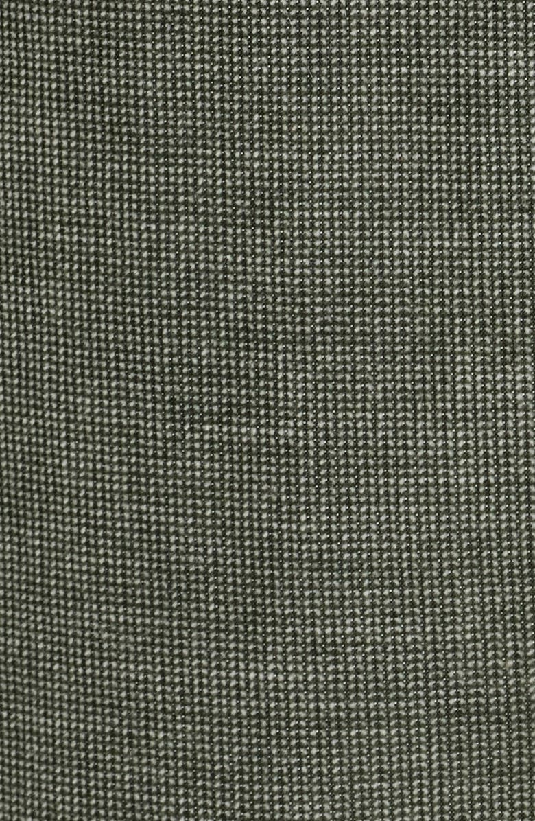 Johnston & Murphy Textured Cotton Button-Down Shirt, Alternate, color, Olive