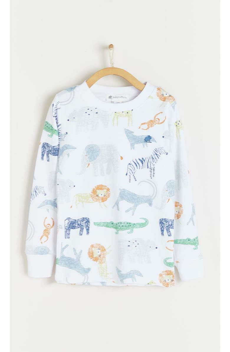 Babycottons Premium Peruvian Pima Cotton Kenya Snug Two-Piece Pajamas For Toddler, Alternate, color, Multicolor