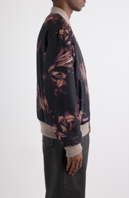 Dries Van Noten Mens Old Rose Volker 2124 Reversible Silk Blend Jacket In Multi
