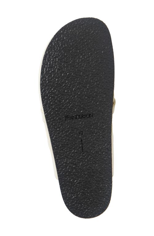Shop Jw Anderson Chain Link Loafer Mule In 002 Off White