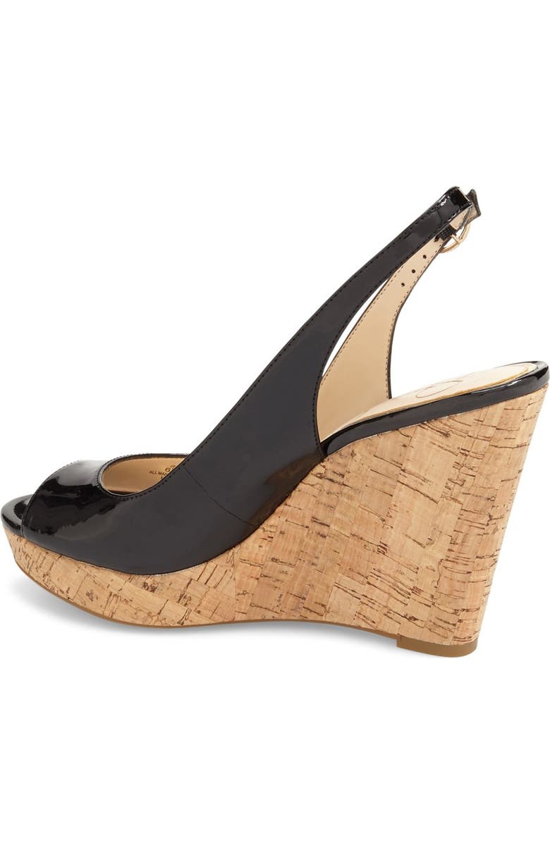 Jessica Simpson 'Jeniri' Platform Slingback Peep Toe Sandal, Alternate, color,