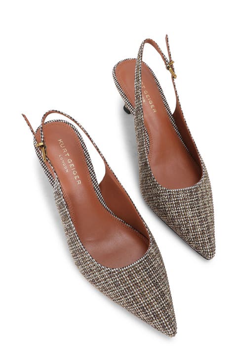 Stepney Pointed Toe Slingback Pump